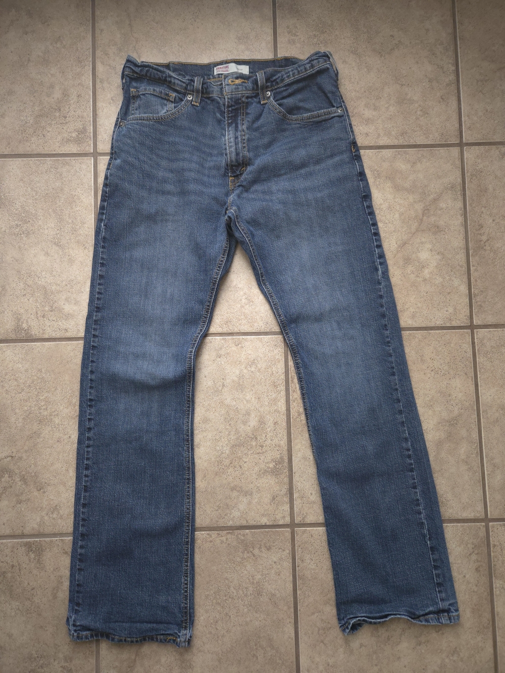 Levis  Stratus Men's Blue Denim Jeans Bootcut
